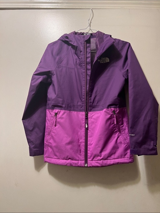 The North Face Other - The North Face Purple and Magenta Waterproof Hooded Jacket